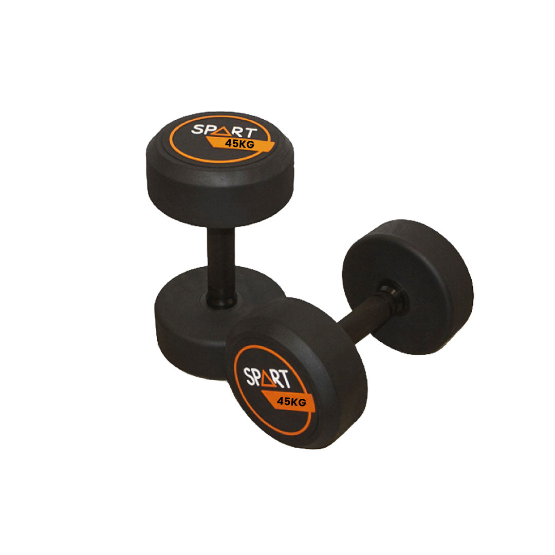 Spart Round Head Rubber Dumbbell