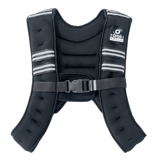 FitClub Weight Vest - 5kg Black & Silver