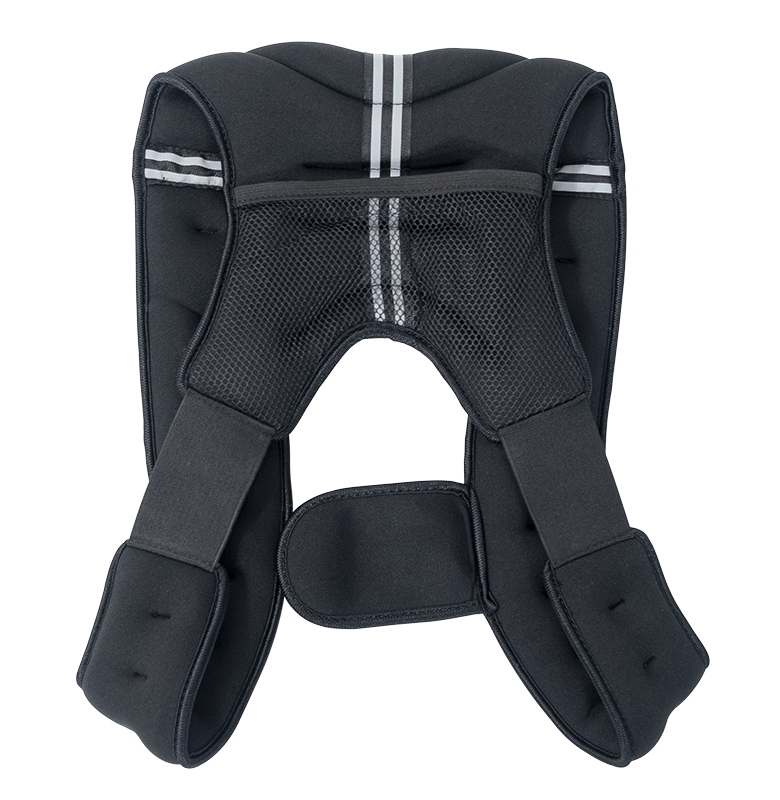 FitClub Weight Vest - 5kg Black & Silver