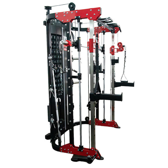 UltraMAX X305 Smith / Functional Trainer / Half Rack Red