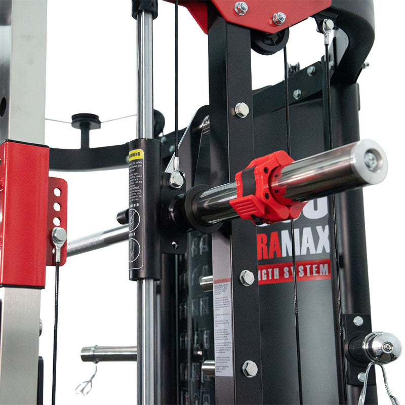 UltraMAX X305 Smith / Functional Trainer / Half Rack Red
