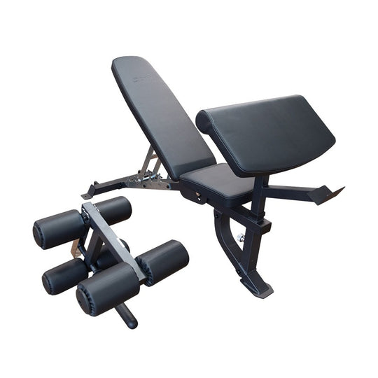 Complete Package - Orbit OBB-FID-6 Adjustable Weight Bench - 1