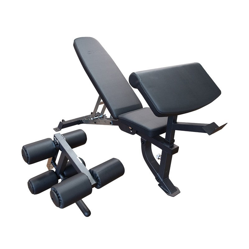 Complete Package - Orbit OBB-FID-6 Adjustable Weight Bench - 1