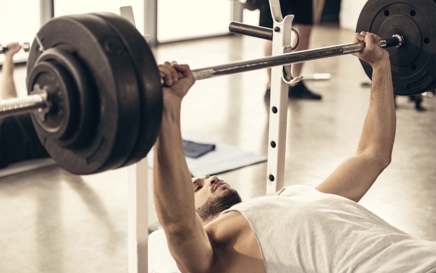 How to Do a Barbell Bench Press: 13 Steps (with Pictures)